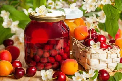 Компот з черешні на зиму (компот) Компот з черешні на зиму