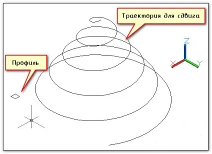 Команди autocad зрушення, витягнути, перетин і дзеркало