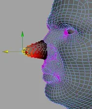 М'яке виділення в maya (soft select), gerser maya blog