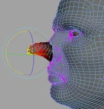М'яке виділення в maya (soft select), gerser maya blog