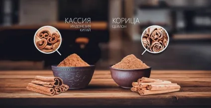 Кориця Цейлон і Касія як відрізнити справжню корицю від фальшивої