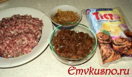 Конвертики з листкового тіста - емвкусно