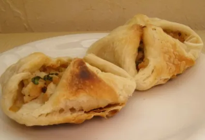 Конвертики з листкового тіста з яблуками, з куркою, з сиром (конвертики) Конвертики з листкового тіста з яблуками, з куркою, з сиром