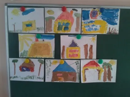 Конспект заняття з художньої творчості (малювання) в середній групі «казковий теремок» (уроки) Конспект заняття з художньої творчості (малювання) в середній групі «казковий теремок»