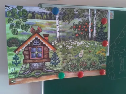 Конспект заняття з художньої творчості (малювання) в середній групі «казковий теремок» (доу) Конспект заняття з художньої творчості (малювання) в середній групі «казковий теремок»