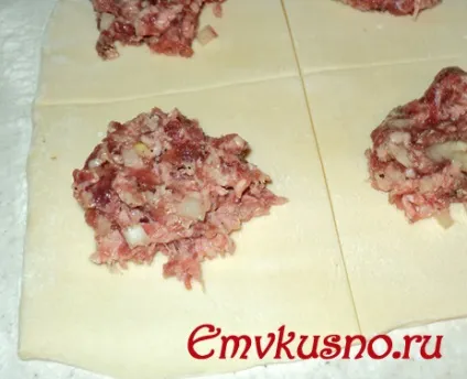 Конвертики з листкового тіста - емвкусно