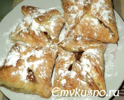 Конвертики з листкового тіста - емвкусно