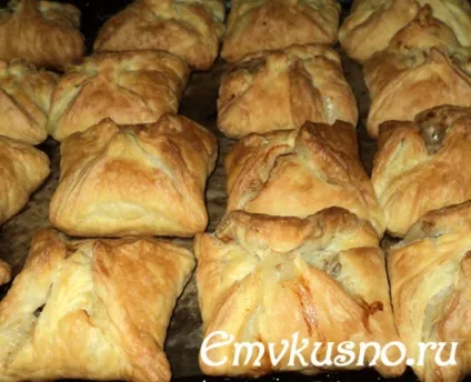 Конвертики з листкового тіста - емвкусно