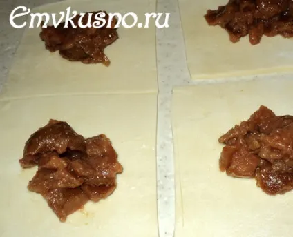 Конвертики з листкового тіста - емвкусно