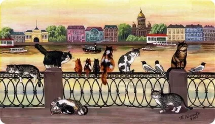 Кішки Тетяни Родіонової (котожівопісь) Кішки Тетяни Родіонової