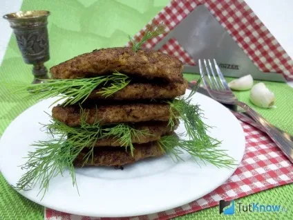 Котлети з печінки - рецепт з фото