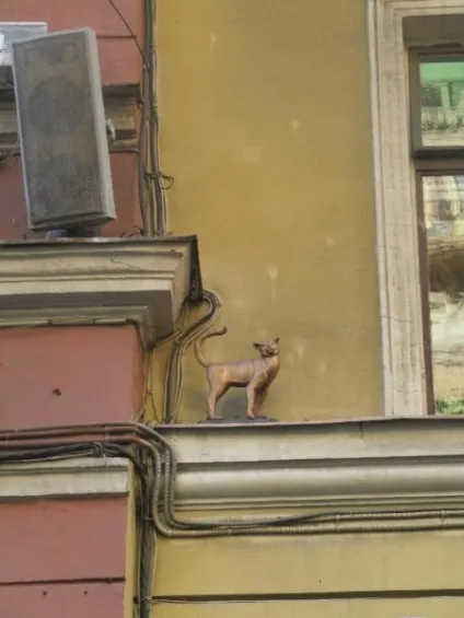 Кот єлисей і кішка Василина (незвичайні пам'ятники) Кот єлисей і кішка Василина