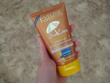 Крем eveline sun care для прискорення засмаги - відгуки про косметику (догляд за тілом) Крем eveline sun care для прискорення засмаги - відгуки про косметику