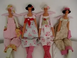 Ляльки тильда викрійки у натуральну величину для скачування