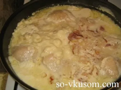 Курка під сметанним соусом, рецепти з фото (сметана) Курка під сметанним соусом, рецепти з фото