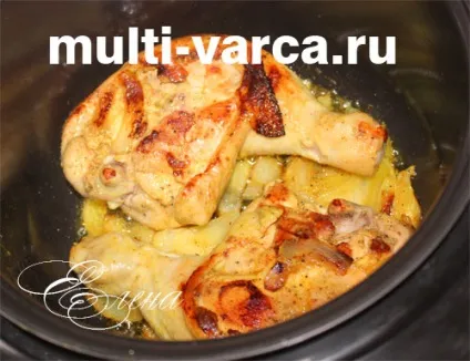 Курячі ніжки запечені в мультиварці Редмонд - як посмажити стегенця, покроковий рецепт (мультиварці) Курячі ніжки запечені в мультиварці Редмонд - як посмажити стегенця, покроковий рецепт