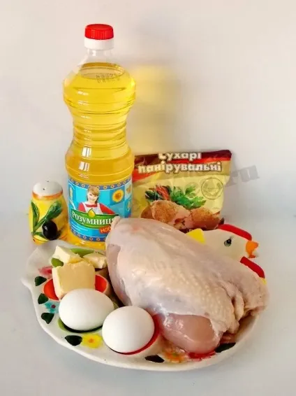 Курячі котлети по київськи з філе, таки смачно (котлети) Курячі котлети по київськи з філе, таки смачно