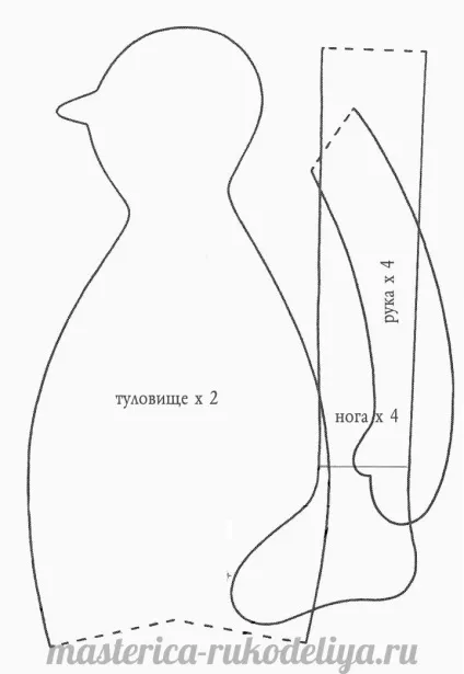 Ляльки тильда викрійки у натуральну величину для скачування