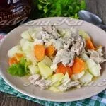 Курка з картоплею в рукаві в духовці, рецепт з фото (масло) Курка з картоплею в рукаві в духовці, рецепт з фото