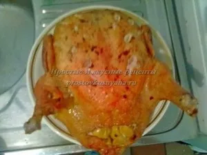 Курка з яблуками в духовці (страви в духовці) Курка з яблуками в духовці