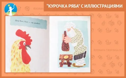 Курочка ряба з ілюстраціями (курочка ряба з картинками) Курочка ряба з ілюстраціями