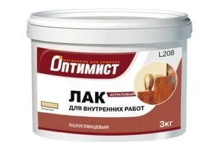 Лак на водній основі для внутрішніх робіт для стін (внутрішніх) Лак на водній основі для внутрішніх робіт для стін