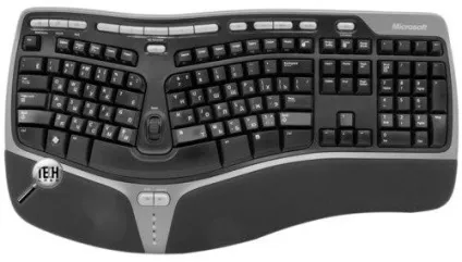 Легенда microsoft natural ergonomic keyboard 4000 - периферія (microsoft) Легенда microsoft natural ergonomic keyboard 4000 - периферія