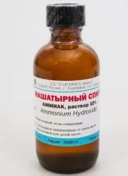 Нашатирний спирт - застосування