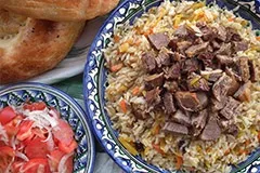 Національна узбецька кухня - плов, шашлик та інші популярні узбецькі страви (їжа) Національна узбецька кухня - плов, шашлик та інші популярні узбецькі страви