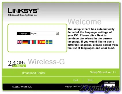 Налаштування роутера linksys wrt54gl linksys wrt, linksys wre54g (wrt54gl) Налаштування роутера linksys wrt54gl linksys wrt, linksys wre54g