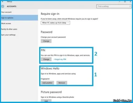 Налаштування сканера відбитку пальців в windows 10 - windows 10 (пальців) Налаштування сканера відбитку пальців в windows 10 - windows 10