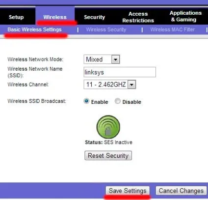 Налаштування роутера linksys wrt54gl (linksys) Налаштування роутера linksys wrt54gl