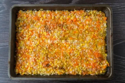 Ледачі курячі ніжки з рисом і кукурудзою (курячі) Ледачі курячі ніжки з рисом і кукурудзою