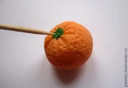 Ліпимо апельсин з полімерної глини - ярмарок майстрів - ручна робота, handmade