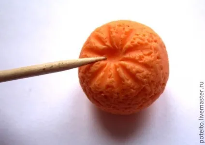 Ліпимо апельсин з полімерної глини - ярмарок майстрів - ручна робота, handmade