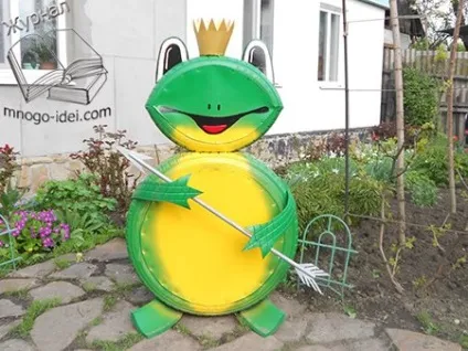 Жаба з покришок своїми руками фото і докладний майстер клас, відео уроки (руками) Жаба з покришок своїми руками фото і докладний майстер клас, відео уроки