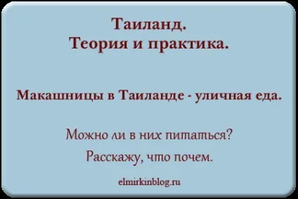 Макашніц в Тайланді, блог про Таїланді (макашніц в Тайланді) Макашніц в Тайланді, блог про Таїланді
