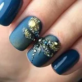 Манікюр з бабкою фото ідей (бабка з страз на нігтях) Манікюр з бабкою фото ідей