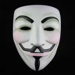 Маска гаю фокса, анонімуса, vendetta або просто маска v (фокса) Маска гаю фокса, анонімуса, vendetta або просто маска v