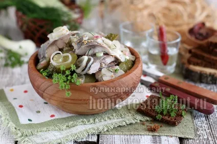 Маринований оселедець в домашніх умовах по-польськи