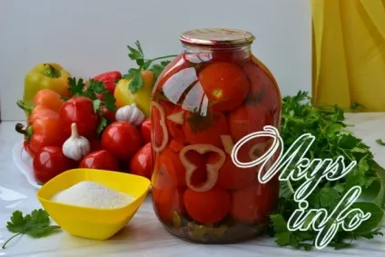 Мариновані помідори солодкі на зиму - рецепт з фото (помідори) Мариновані помідори солодкі на зиму - рецепт з фото