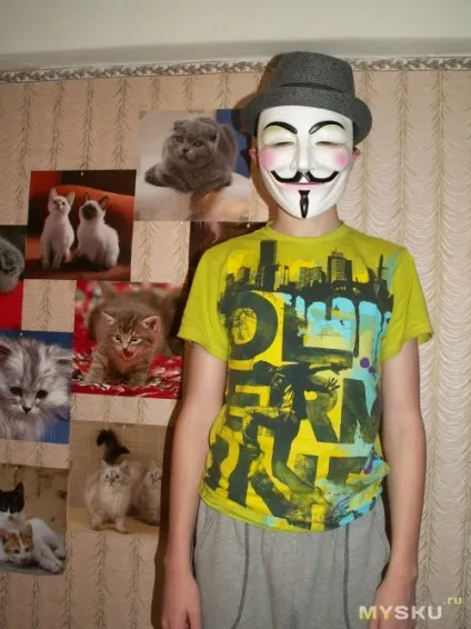 Маска гаю фокса, анонімуса, vendetta або просто маска v (vendetta) Маска гаю фокса, анонімуса, vendetta або просто маска v