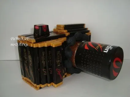 Майстер-клас фотоапарат з шоколаду і кави - ярмарок майстрів - ручна робота, handmade (висота довжина шоколадки) Майстер-клас фотоапарат з шоколаду і кави - ярмарок майстрів - ручна робота, handmade