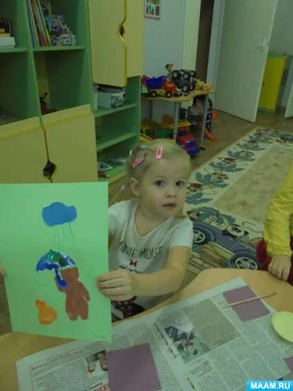 Нод по образотворчої діяльності «дощик і парасольки», 2 я молодша група (дошкільнята) Нод по образотворчої діяльності «дощик і парасольки», 2 я молодша група