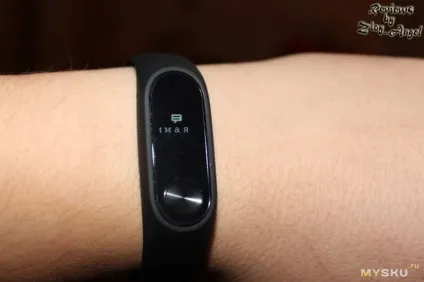 Mi band 2, який показує номер абонента або пише рядком, що біжить і з - розумним - (дзвонить) Mi band 2, який показує номер абонента або пише рядком, що біжить і з - розумним -