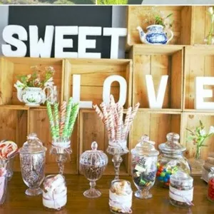 Модний тренд candy bar або солодкий стіл на весілля
