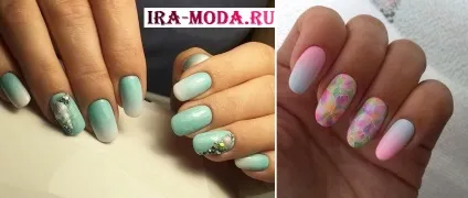 Модний манікюр омбре 2017 стильний дизайн нігтів фото ідеї