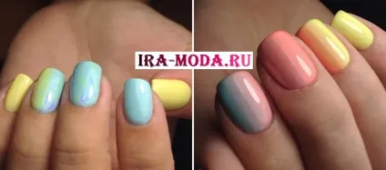 Модний манікюр омбре 2017 стильний дизайн нігтів фото ідеї