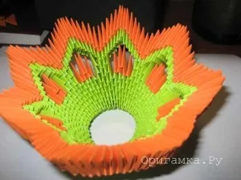 Модульне орігамі «кошик»