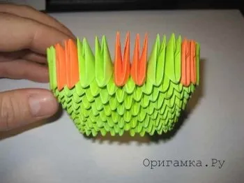 Модульне орігамі «кошик»